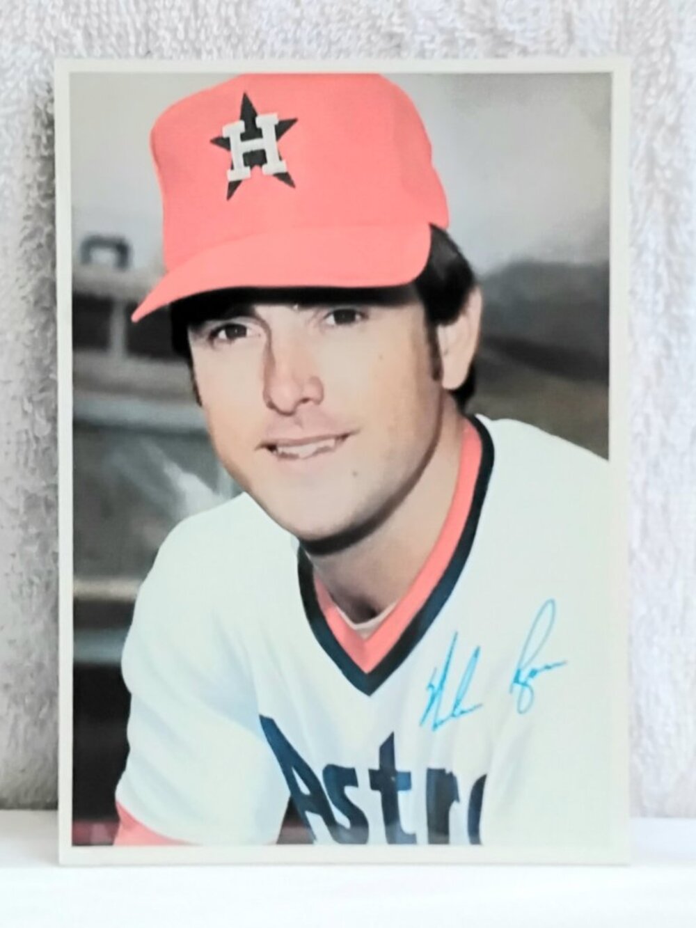 3/$25 VG/E 1980 Topps 5" x 7" Nolan Ryan Jumbo MLB Signature Card 20!!